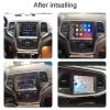 Surakey Android 14 Car Stereo Radio for Jeep GrandCherokee 2015-2021 4+64G GPS Navi for CarPlay Wireless Android Auto 8.4in Touchscreen with Bluetooth WiFi FM/RDS SWC Mirror Link Split Screen Camera view 4