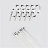 10PCS 4.6mm Stainless Steel Metal Cable Tie Zipper Bag Multifunctional Locking 100/150/200/250/300/350/400/450 Zip Wrap Exhaust for Machinery, Exhaust Wrap(10PCS4.6X200) view 3