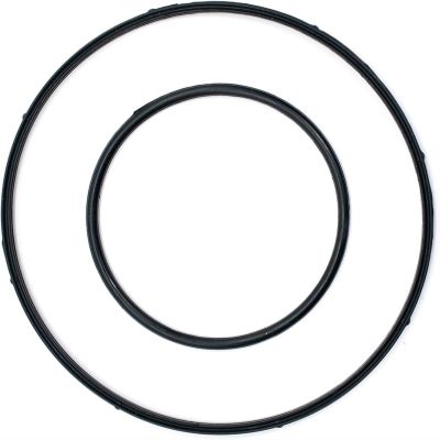 2Pcs Black Rubber Vacuum Pump Seal Kit Gasket 11668626471 for BMW 1 3 5 7 Series X1 X5 Z4 318i 320i 520li 120i N42 N46 N62 N73