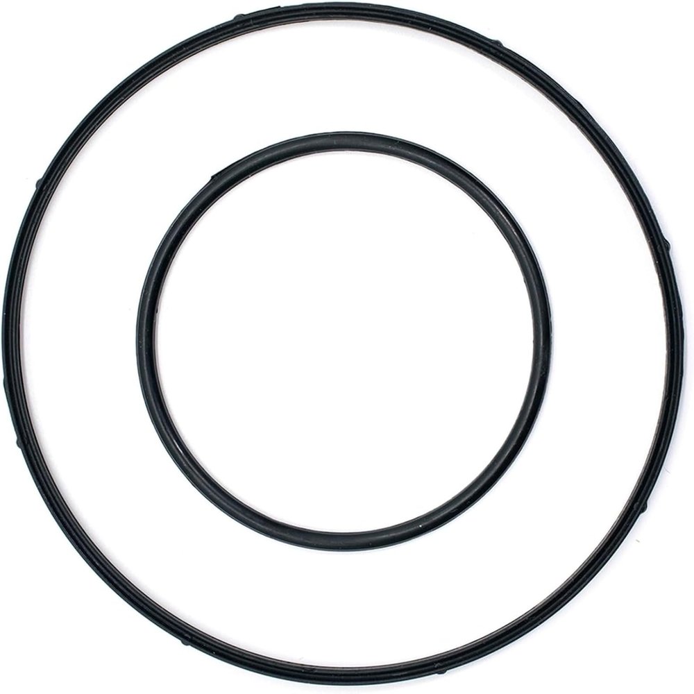 2Pcs Black Rubber Vacuum Pump Seal Kit Gasket 11668626471 for BMW 1 3 5 7 Series X1 X5 Z4 318i 320i 520li 120i N42 N46 N62 N73