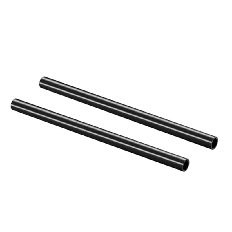 2pcs 15mm Camera Rails Extension Rod Inner Thread Aluminum DSLR Mounting Rods 10 to 50cm Studio Accessory Photography Rods