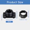 4 Pack Tightening Nut with 4 Button Lock Replacement 17mm Ball Joint Mount Socket Ball Joint Socket to 4-Button Lock Adapter Connector Base Support Mount Stand Bracket for Screen Holder Backup Camera view 2