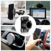 4 Pack Tightening Nut with 4 Button Lock Replacement 17mm Ball Joint Mount Socket Ball Joint Socket to 4-Button Lock Adapter Connector Base Support Mount Stand Bracket for Screen Holder Backup Camera view 3