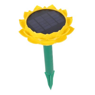 LIFKICH Solar Powered Lotus Shaped Speaker for Garden Outdoor Use Sound Buddha Music Player Wire Charging for Decor and Relaxation
