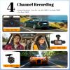 3604 Channel Dash Cam Front and Rear Inside,3 Inch Dash Camera for Cars Built-in WiFi APP Control Night Vision G-Sensor 24H Parking Mode Loop Recording 1080P Dash Camera view 2