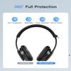 2-in-1 Silicone Case Cover for Beats Solo3 Wireless On-Ear Headphones, Ear Pad Case Cover/Headband Cover,Beats Solo 3 Wireless Headphones Accessories, Washable & Sweatproof,Black view 3