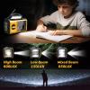 20000mAh/74000mWh Solar Hand Crank Emergency Radio - AM/FM/NOAA Weather Alert, Portable Power Bank, 3-Mode Flashlight & Reading Lamp, SOS Alarm, Phone Charger for Outdoor/Camping/Emergenc(Yellow) view 3