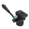 Zerodis Tripod Fluid Head with 360 Panorama Tripod Heads Alloy Video Steel Handle Seamless Rotation and Tilt Adjustment Compatible with Most DSLR Camera Photography Monopods view 3