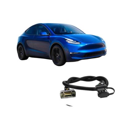 56532 Trailer Brake Light Tow Wiring Harness Compatible for Tesla Model Y 2020-2022 Vehicle Side 16 Pin