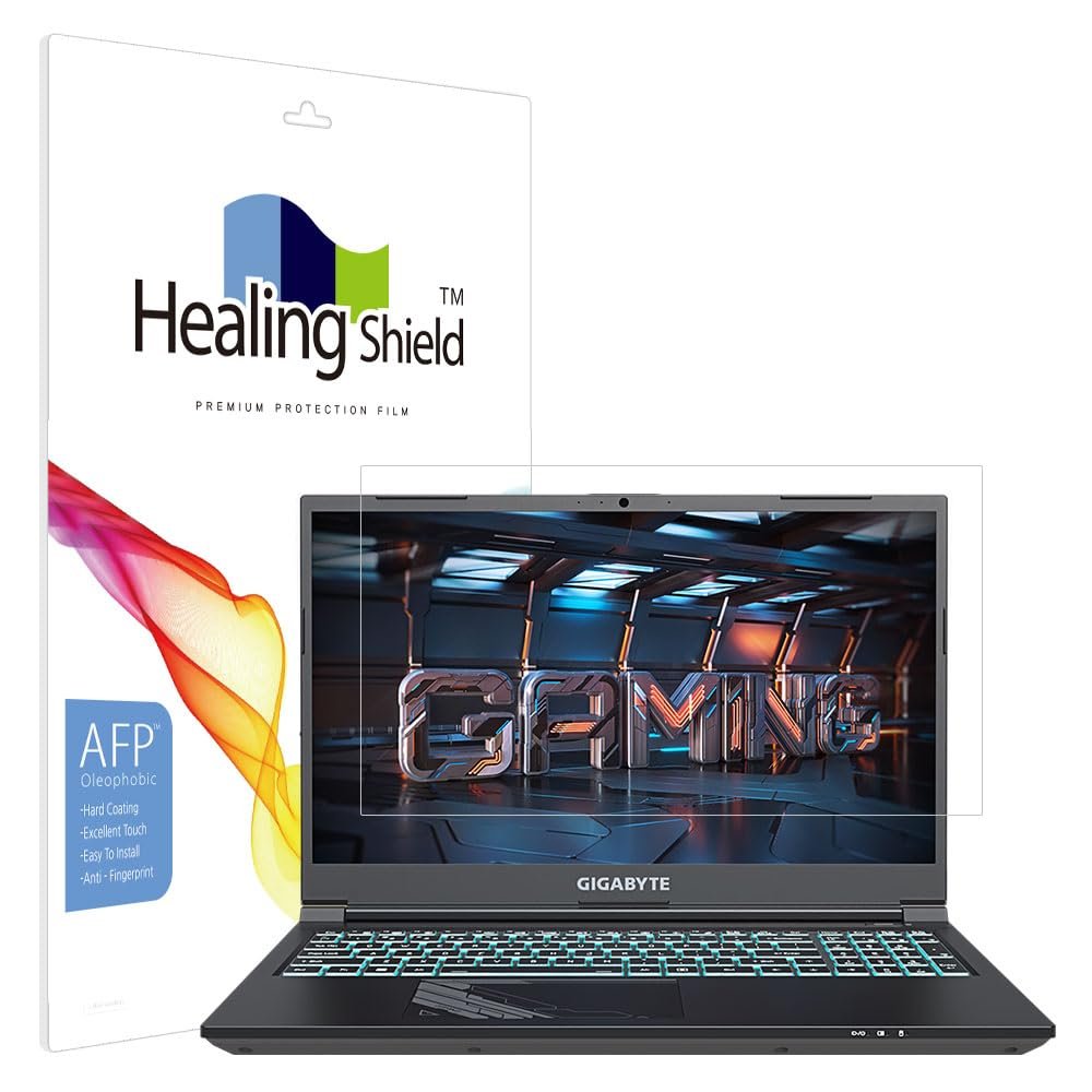 Healingshield Screen Protector Oleophobic AFP Clear Film Compatible with GIGABYTE G5 2023