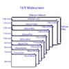 100 Inch Outdoor Projector Screen, 120 Inch Washable Polyester Movie Screen 16:9 Foldable Anti-Wrinkle Portable Cinema Screen for Home Theater, Party, Camping(133 inch 16: 9) view 3