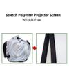 100 Inch Outdoor Projector Screen, 120 Inch Washable Polyester Movie Screen 16:9 Foldable Anti-Wrinkle Portable Cinema Screen for Home Theater, Party, Camping(133 inch 16: 9) view 4
