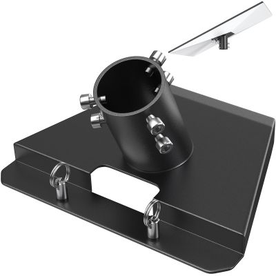 Starlink Pipe Adapter, 360 Adjustable Carbon Steel Starlink Pole Mount Fits 1 to 1.4, Starlink Mount for Starlink Standard Dish V3 (Pipe Not Included)