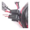 4X 65w Load Relay Hareness Kit 1 to 4 L-ed Light Bar Wiring Cable 12v Switch Relay Car Fog Light Headlight Wiring Loom Harness view 4