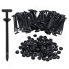 100 Pcs Nylon Universal Cable Ties with Multiple Functions Nylon Zippers Plastic Cable Ties Tools Fasteners Body Rivet Parts and Decorative Accessories Suitable for Fender Door Panels and Fasteners view 1