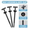 100 Pcs Nylon Universal Cable Ties with Multiple Functions Nylon Zippers Plastic Cable Ties Tools Fasteners Body Rivet Parts and Decorative Accessories Suitable for Fender Door Panels and Fasteners view 2