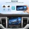 CAMECHO 7 Inch Double Din Car Stereo Touch Screen Bluetooth Car Radio Support Mirror Link FM Radio USB/Type-C/AUX/SD Input Car Audio Receivers Multimedia MP5 Player 2 Din Head Unit view 4