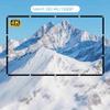 2-Sided Projector Screen 100 Inch, 16:9 4K HD Foldable Anti-Crease Indoor Outdoor Movie Screen, 150 Inch Portable Canvas Screen with Bag for Movie Night, Party, Camping(84 inch 16: 9) view 2