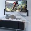 2-Sided Projector Screen 100 Inch, 16:9 4K HD Foldable Anti-Crease Indoor Outdoor Movie Screen, 150 Inch Portable Canvas Screen with Bag for Movie Night, Party, Camping(84 inch 16: 9) view 3