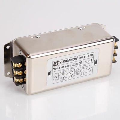 1PC AC 115/250V 30A EMI Power Line Filter Noise Suppressor CW4L3-30A-S(003)
