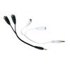 mangxiyis Female Audio Cable Y Splitter Cable 3.5 Mm 1 Male to 2 for Earphone MP3 MP4 Stereo Plug Adapter Ja-ck(White 20cm) view 4