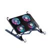 UUJHIKXD Laptop Cooler with 2/4 Silent Fan Foldable Cooling Pad Support Stand for 11-17.3 Inch Laptop Accessories(ABS 2Fan) view 2