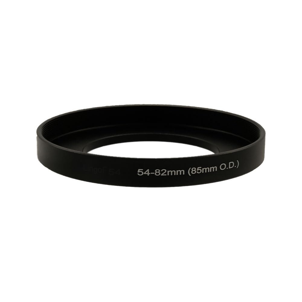 Step Up Adapter Ring for 44mm/46mm/48mm/49mm/54mm/60mm/62mm/67mm/77mm Lens to 82mm Filter Thread Compatible with O.D 85mm Matte Box (60-82/85mm)