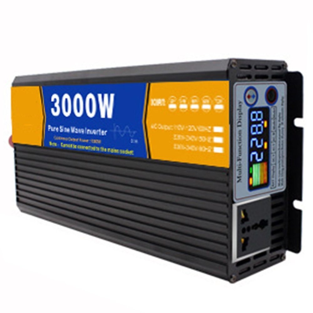 1pcs 3000W-5000W Pure Sine Wave Power Inverter - 12V-72V DC to 110V-220V AC for Solar, RV, Truck, Off-Grid, and Camping(3000W 48Vto220V)