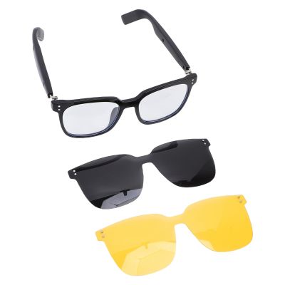 Bewinner AI Translation Glasses, Real Time Smart Translation Glasses with Mic Speaker Support 100+ Languages, Polarized Lens Bluetooth Audio Translator for Social Travel