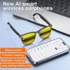 Bewinner AI Translation Glasses, Real Time Smart Translation Glasses with Mic Speaker Support 100+ Languages, Polarized Lens Bluetooth Audio Translator for Social Travel view 3