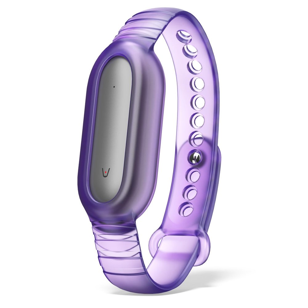 Nimuw Wristband for Plaud NotePin & NotePin S AI Voice Recorder, Adjustable Wearable Strap Compatible with Plaud AI Accessories (Light Purple)
