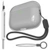 VEIRRW for AirPods Pro 3 Case Clear Cover with Cleaner Kit, Soft Transparent TPU Compatible with AirPods Pro 3rd Generation case 2025(Clear Black) view 1