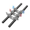 2pcs 15mm Camera Rails Extension Rod Inner Thread Aluminum DSLR Mounting Rods 10 to 50cm Studio Accessory Photography Rods view 2