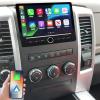 Surakey 4+64GB Car Stereo Radio for Dodge RAM 1500 2500 3500 2009 2010 2011 2012 Android 14 GPS Navigation for CarPlay Wireless Android Auto Bluetooth FM/RDS WiFi/SWC/Mirror Link 10in view 1