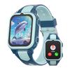 4G Kids Smart Watch with GPS Tracker Video Voice Calling Text Chat SOS Call, Waterproof Smartwatch Age 5-12, Wallpaper Store School Model Camera Pedometer Games Alarm Clock Stopwatch for Kids(Blue) view 1
