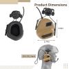 yeeplant Tactical Helmet Headset with Detachable Microphone and Adjustable 360 Rotating Bracket, Fits 20.5-25.2 Inch Head Size, Comfortable Padding for and Airsoft view 3