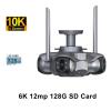 LNBBEQ 10K 20MP HD Four Screens WiFi IP Camera Outdoor PTZ Four Lens Human Auto Tracking Surveillance Cameras(UK Plug,10K WiFi add 128G) view 2