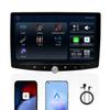 10.1" Large Touchscreen Linux Car Stereo - Universal Double Din Android Auto CarPlay Receiver for Fast & Stable Performance,HD 720P Display, BT5.0, Support Backup Camera & Steering Wheel Control view 1
