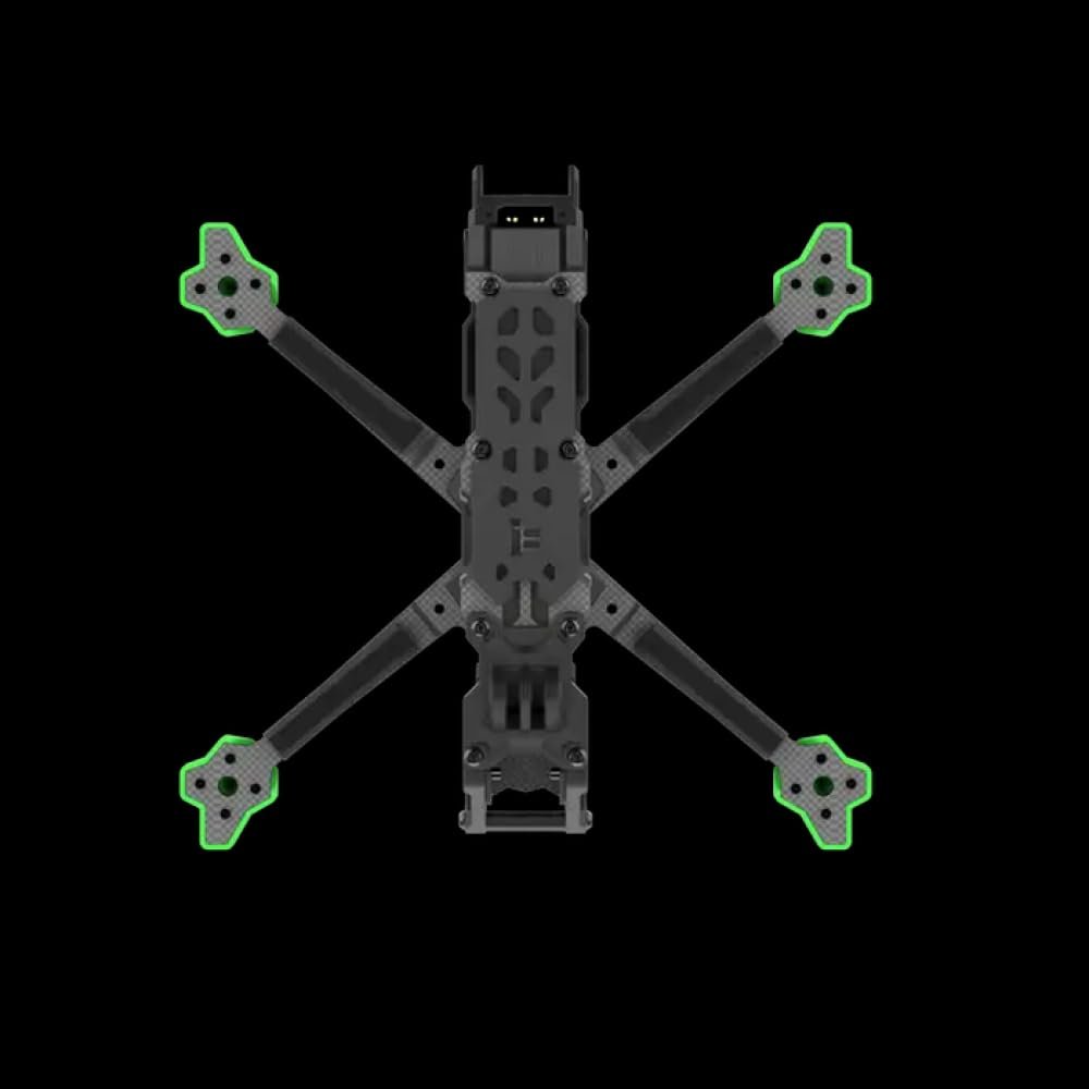 5inch Frame Kit Nazgul Evoque F5 V2 Compatible With F5D DeadCat And F5X Squashed X Designs Featuring 6mm Arms(F5X - Squashed X)