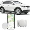 GPS Tracker for Vehicles No Monthly Fee,Real Time Car Mini GPS Tracker Work with Apple Find My(iOS Only),Hidden Device Car Tracker with Magnetic Case-White,1PCS view 1