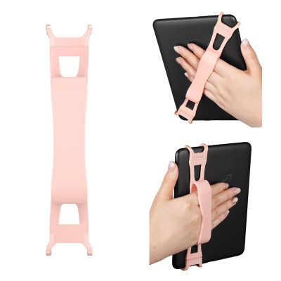 CoBak Hand Strap for 6-7" Kindle/Voyaga/Lenovo/Sony E-Book/Kindle Fire/Kobo/Tablets, Convenient for Bedtime Reading, High-Elastic, Lightweight, Soft and Secure Grip Holder, Blush