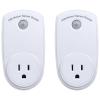 2-Pack Light Plug-in Motion Sensor, Angle 120 Automatic On/Off, 20 Ft (6 M) Range, Turn-Off Delay Feature, Ideal Garage, Hallway, Outdoor, 120V, White, Ce Certified view 1