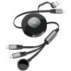 100W Retractable USB C Cable, 3 in 2 USB C Cable for Apple Watch Charger/iPhone 16 Charger,Multi Charging Cable Cord,Camping Essentials,Portable Designed for iWatch &iPhone 17-15-4.27FT view 1