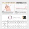 UniJethro Smart Ring for Women & Men, Health Tracker Ring with Heart Rate, Blood Oxygen,Blood Pressure, IP68 Waterproof Fitness Ring, Sleep Tracker for iPhone and Android, No APP Fee (Rose Gold, 7#) view 2