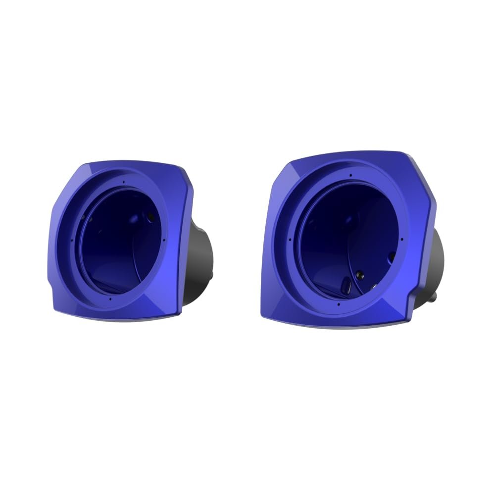 Advanblack Blue Streak Tour Trunk Pack Speaker Pods 6.5" Rear Audio Housing Color Matched Fit Harley King Tour Trunk Pack