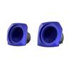 Advanblack Blue Streak Tour Trunk Pack Speaker Pods 6.5" Rear Audio Housing Color Matched Fit Harley King Tour Trunk Pack view 1