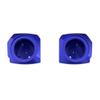 Advanblack Blue Streak Tour Trunk Pack Speaker Pods 6.5" Rear Audio Housing Color Matched Fit Harley King Tour Trunk Pack view 3
