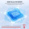 NIMO 15.6" Laptop for Business, AMD Ryzen 5 6600H (Up to 4.5GHz) view 2