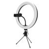 10 Inch USB Desktop Fill Light LED Light with Triangular Bracket, Dimmable 10% 100%, 3 Color Temperatures, Remote Control, for Live Broadcast, Studio Photography view 3