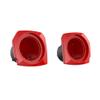 Advanblack Rally Red Tour Trunk Pack Speaker Pods 6.5" Rear Audio Housing Color Matched Fit Harley King Tour Trunk Pack view 2